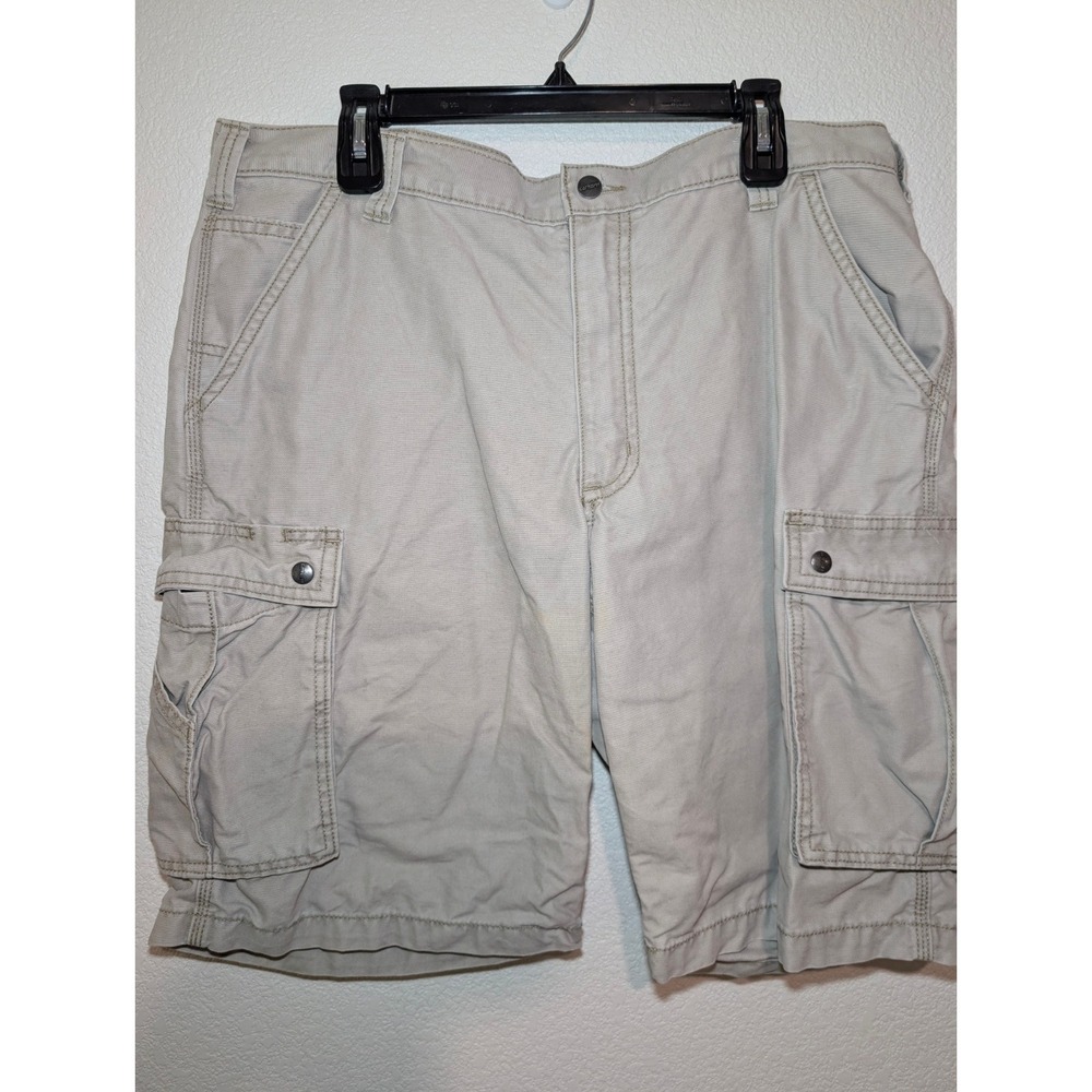 Carhartt Cargo Shorts Mens 38 Tan Excellent Relaxed Fit Cotton Canvas 100277 232
